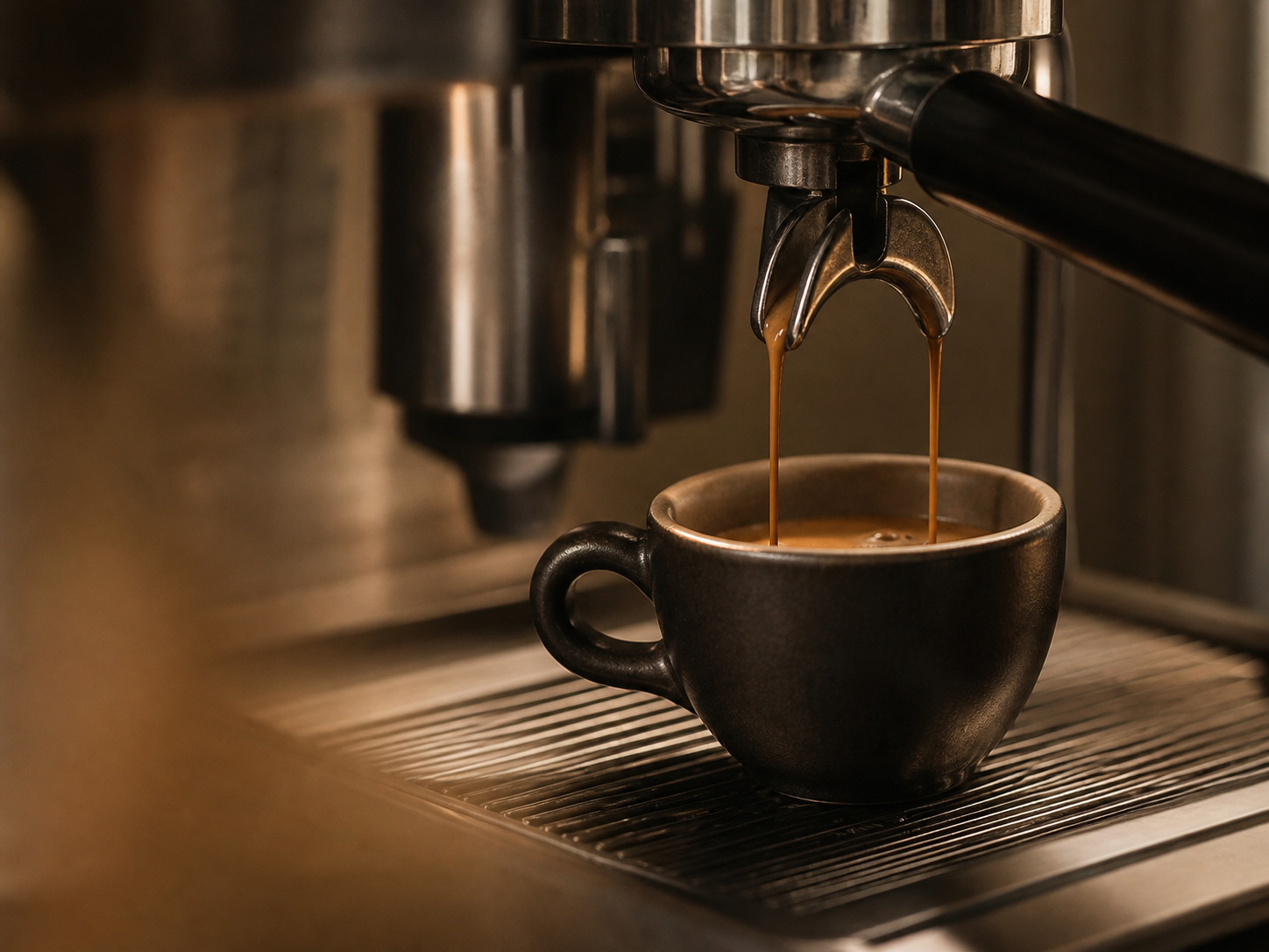 Espresso extraction as a precision ritual